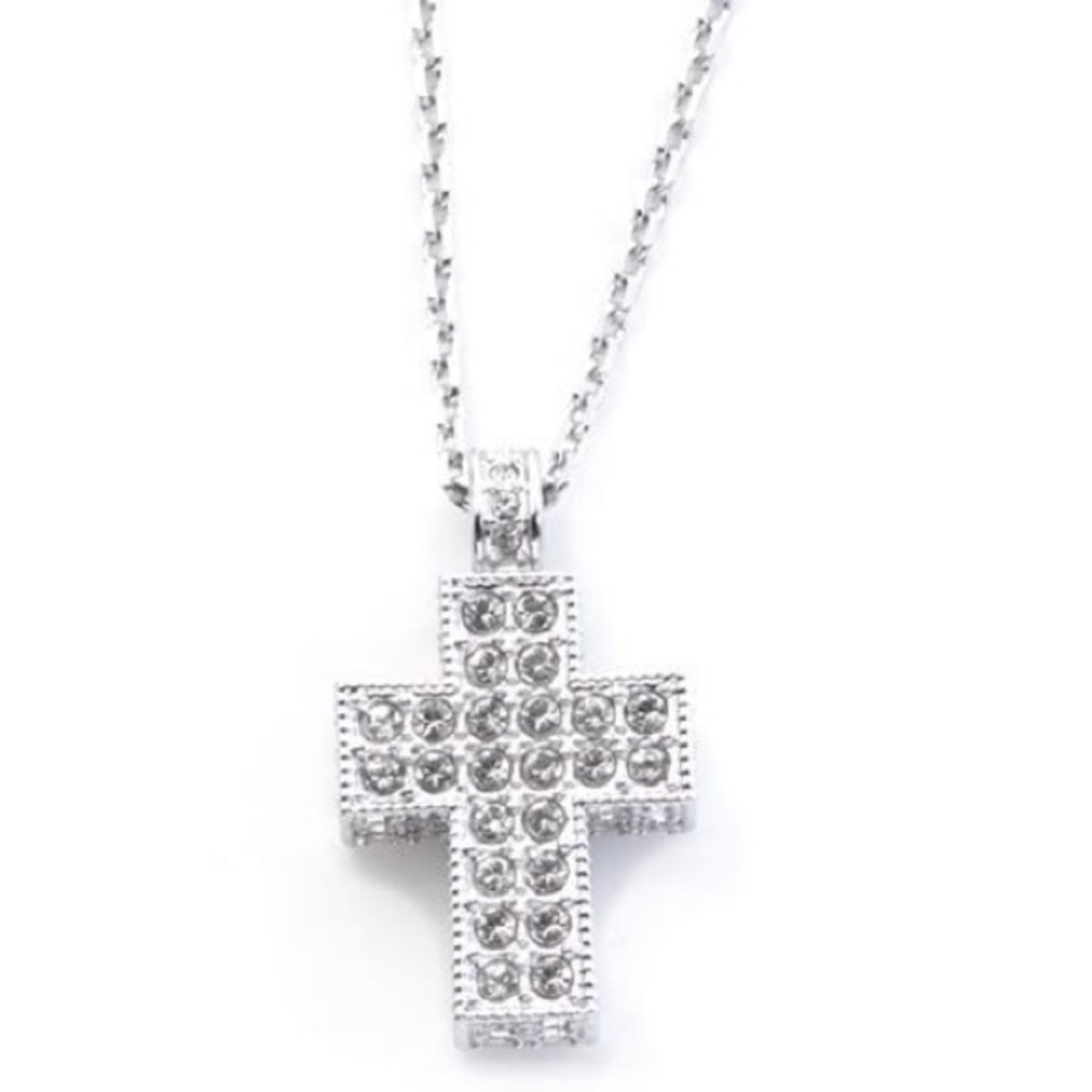 Swarovski cross pendant necklace